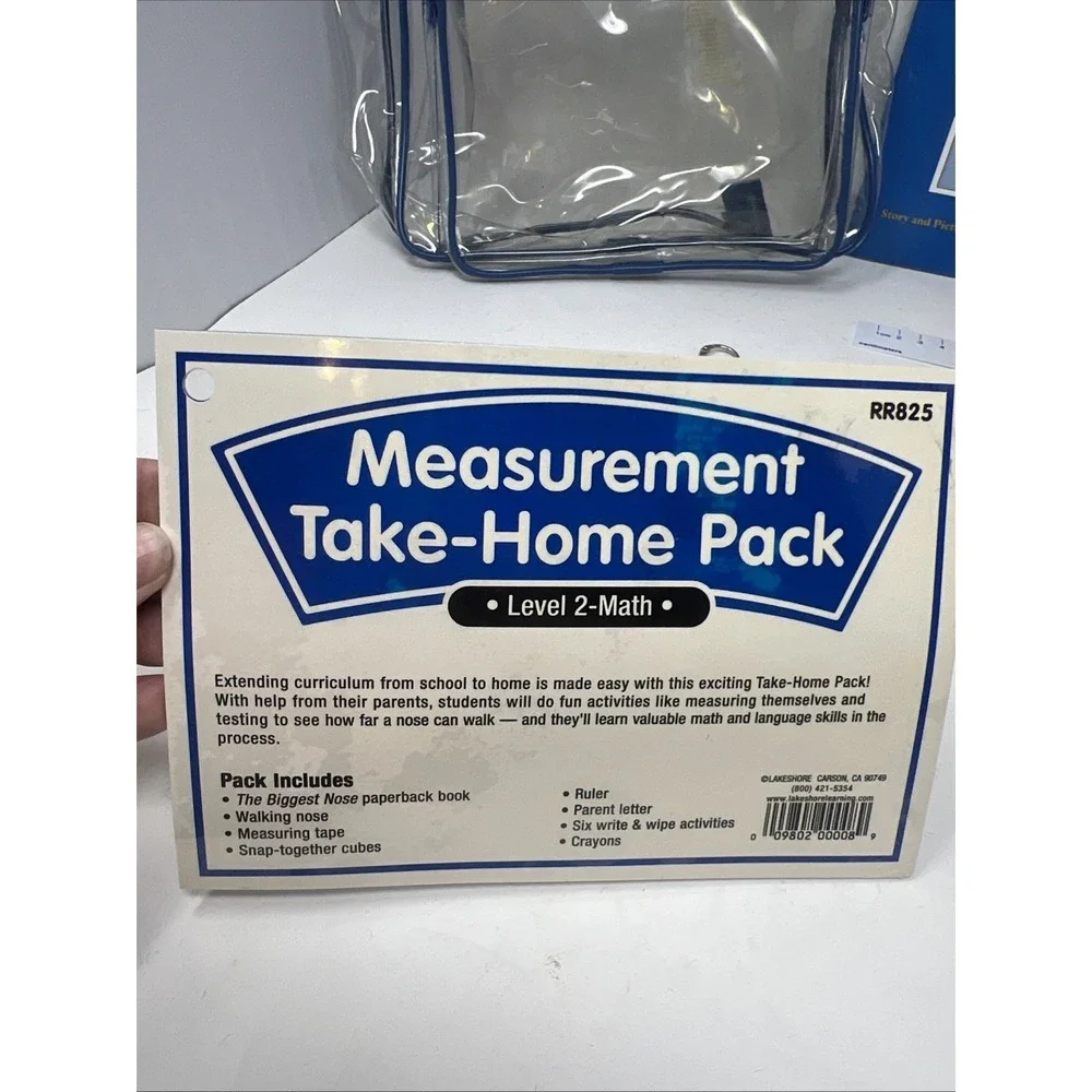 NEW Lakeshore Measurement Take-Home Pack RR825 Level 2 Math Complete NOS 1995